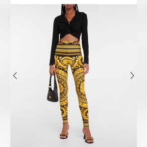 VERSACE Barocco mid-rise leggings